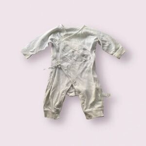 Baby White Cotton Onesie Bodysuit
